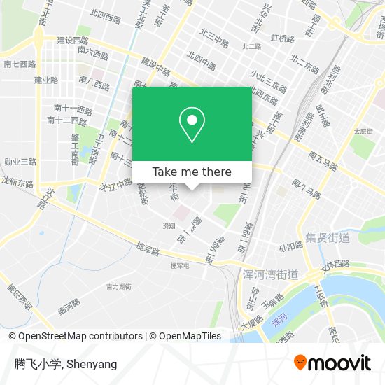 腾飞小学 map