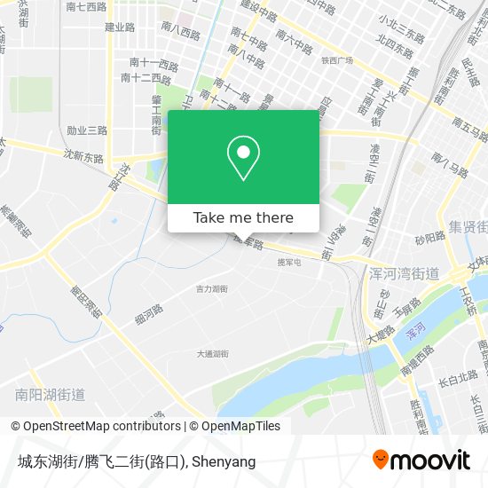 城东湖街/腾飞二街(路口) map