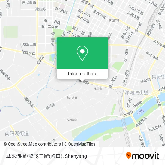 城东湖街/腾飞二街(路口) map