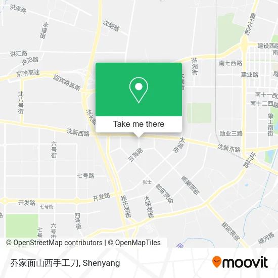 乔家面山西手工刀 map