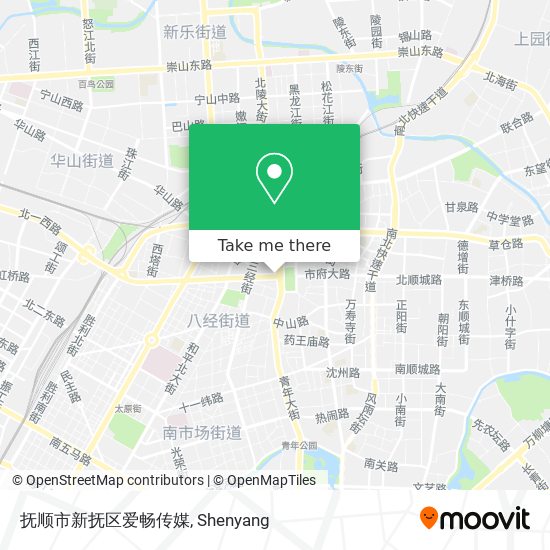 抚顺市新抚区爱畅传媒 map