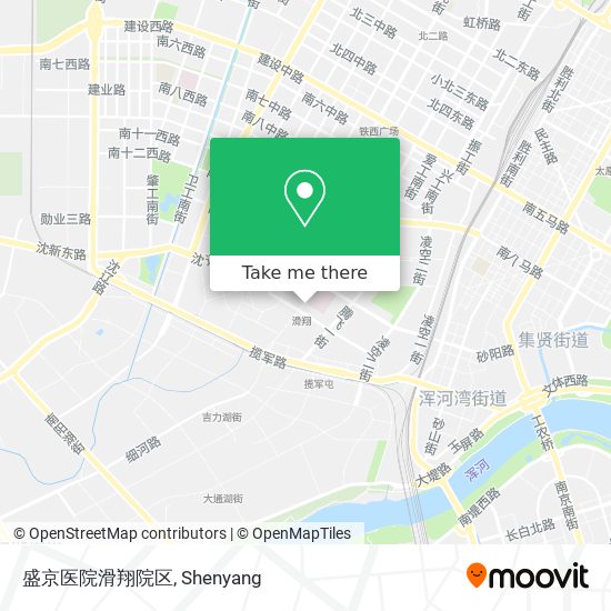 盛京医院滑翔院区 map