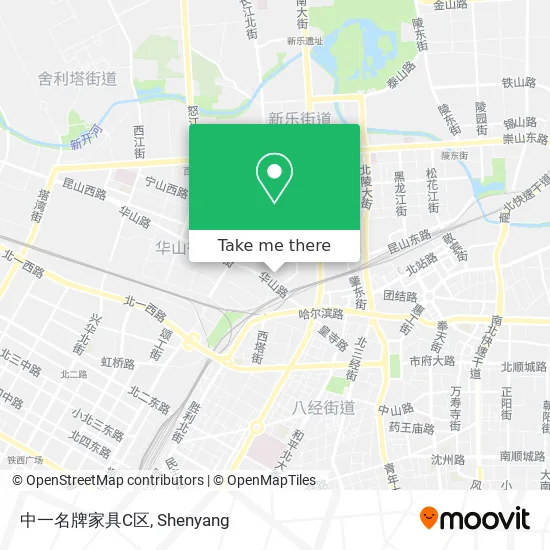 中一名牌家具C区 map