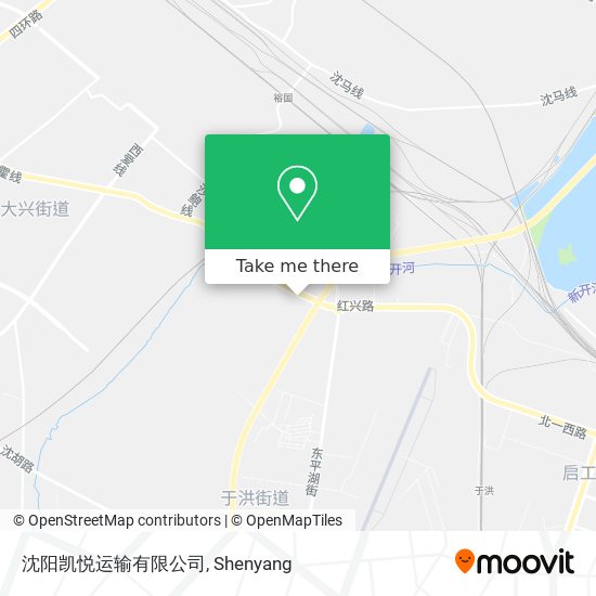 沈阳凯悦运输有限公司 map