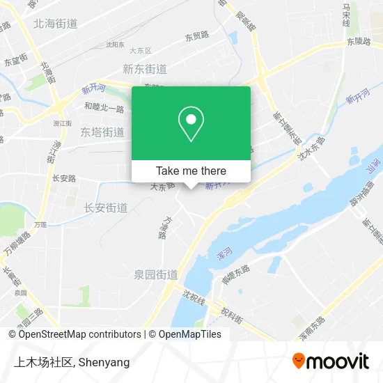 上木场社区 map