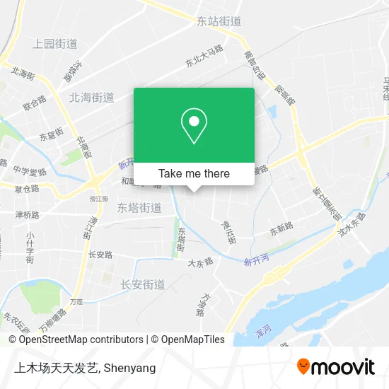 上木场天天发艺 map