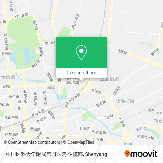 中国医科大学附属第四医院-住院部 map