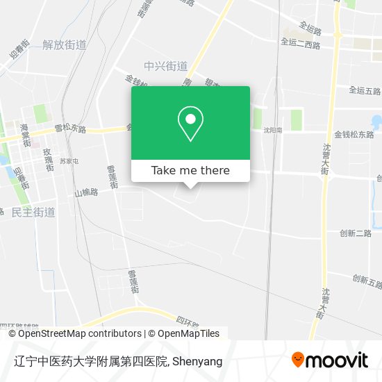 辽宁中医药大学附属第四医院 map