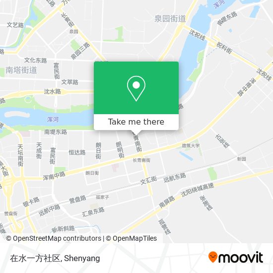 在水一方社区 map