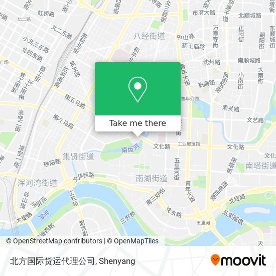 北方国际货运代理公司 map