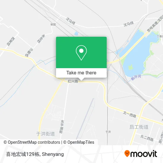 喜地宏城129栋 map