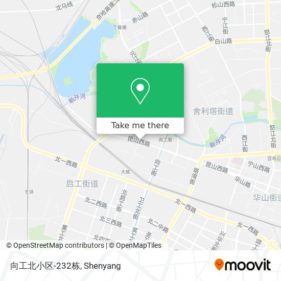 向工北小区-232栋 map