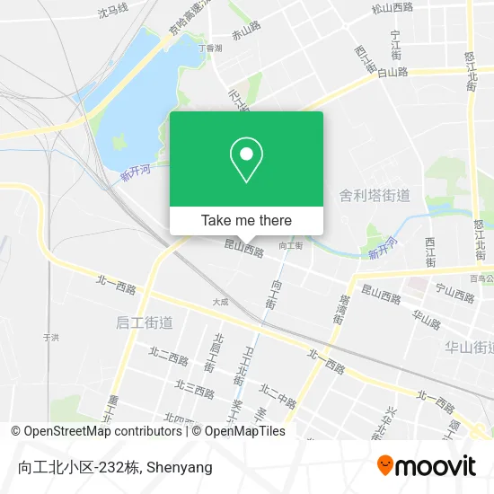 向工北小区-232栋 map