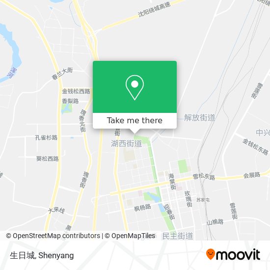 生日城 map
