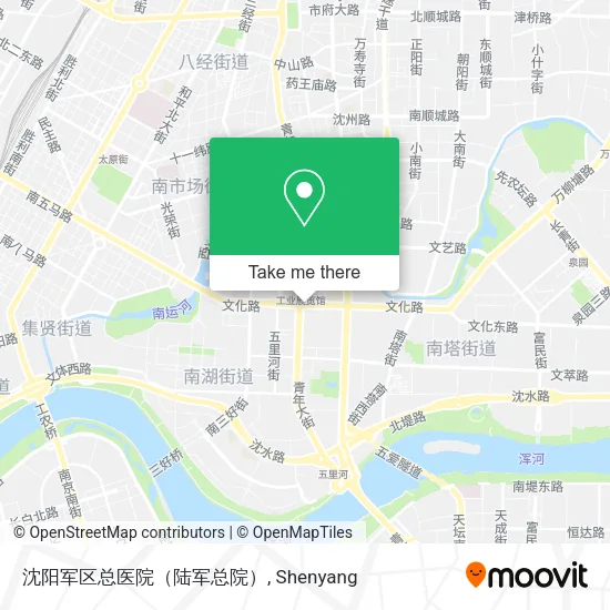 沈阳军区总医院（陆军总院） map