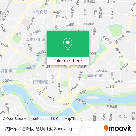 沈阳军区总医院-急诊门诊 map