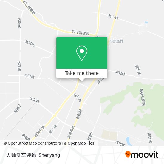 大帅洗车装饰 map