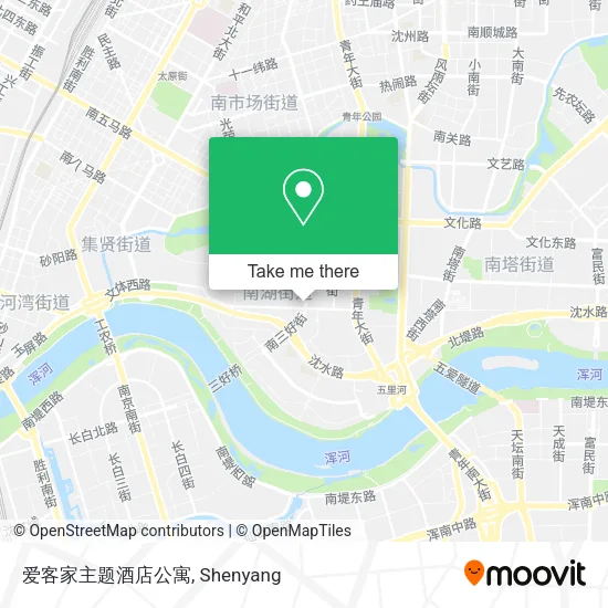 爱客家主题酒店公寓 map