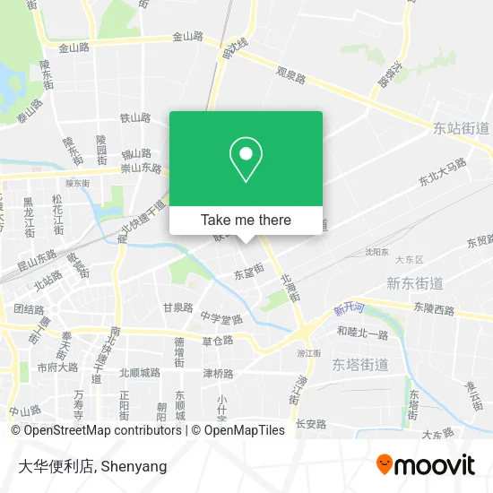 大华便利店 map