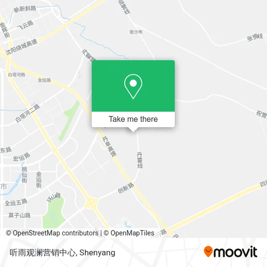 听雨观澜营销中心 map