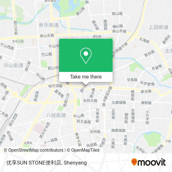 优享SUN STONE便利店 map