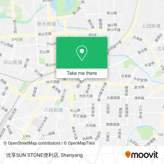 优享SUN STONE便利店 map