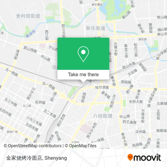 金家烧烤冷面店 map