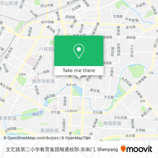 文艺路第二小学教育集团顺通校部-东南门 map