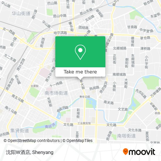 沈阳W酒店 map