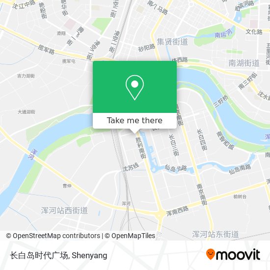 长白岛时代广场 map