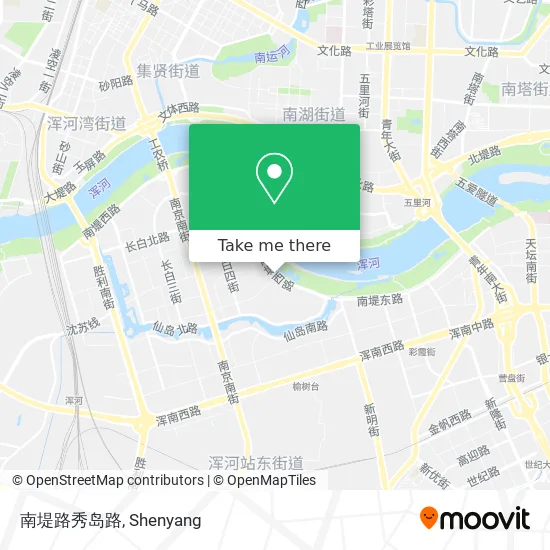 南堤路秀岛路 map