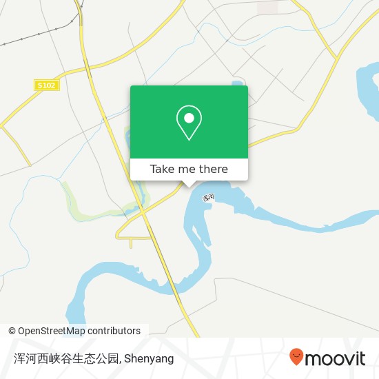 浑河西峡谷生态公园 map