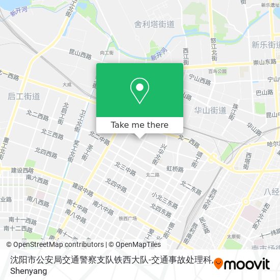 沈阳市公安局交通警察支队铁西大队-交通事故处理科 map