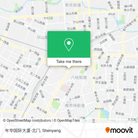 年华国际大厦-北门 map