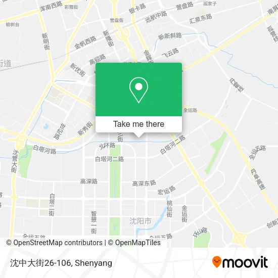 沈中大街26-106 map