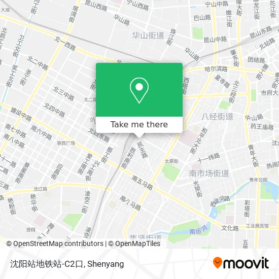 沈阳站地铁站-C2口 map