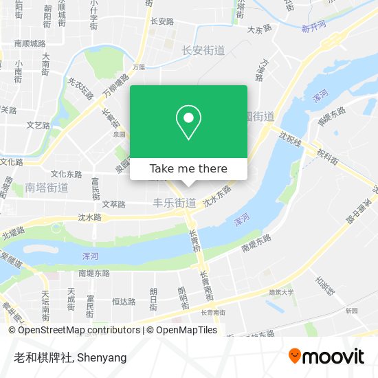 老和棋牌社 map