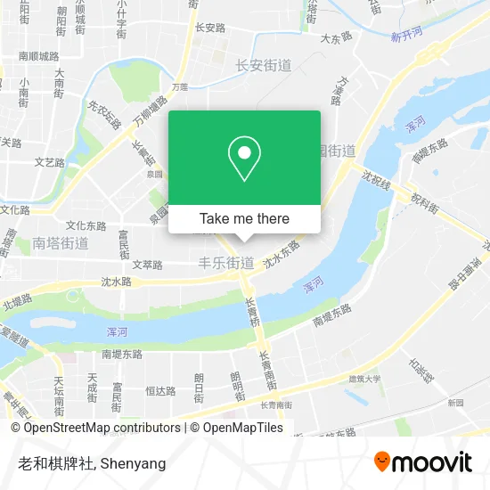 老和棋牌社 map
