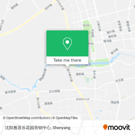 沈阳雅居乐花园营销中心 map