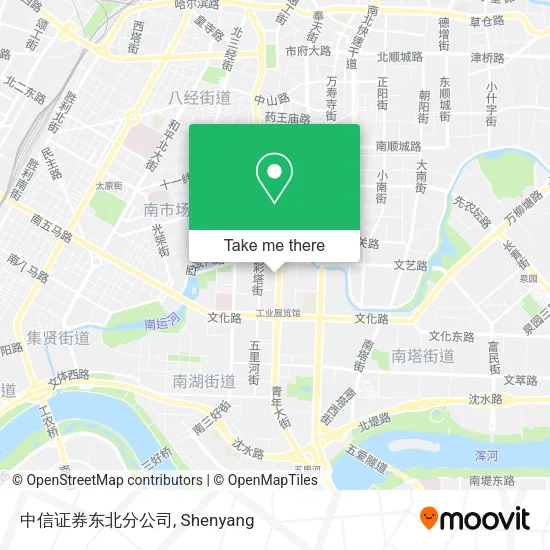 中信证券东北分公司 map