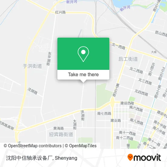 沈阳中信轴承设备厂 map