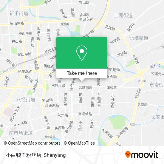 小白鸭血粉丝店 map