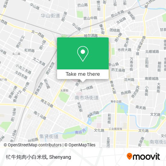 牤牛炖肉小白米线 map