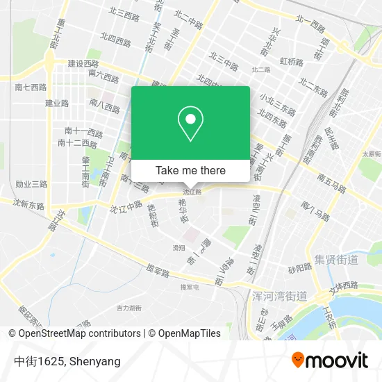 中街1625 map
