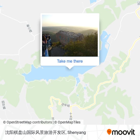 沈阳棋盘山国际风景旅游开发区 map