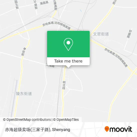 赤海超级卖场(三家子路) map