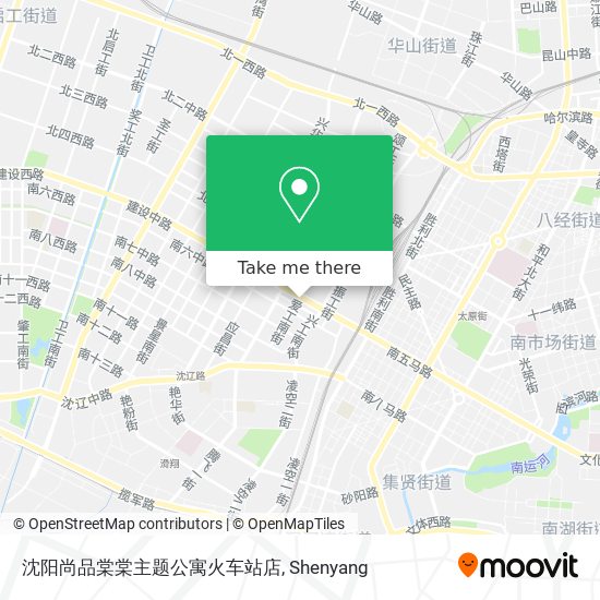 沈阳尚品棠棠主题公寓火车站店 map