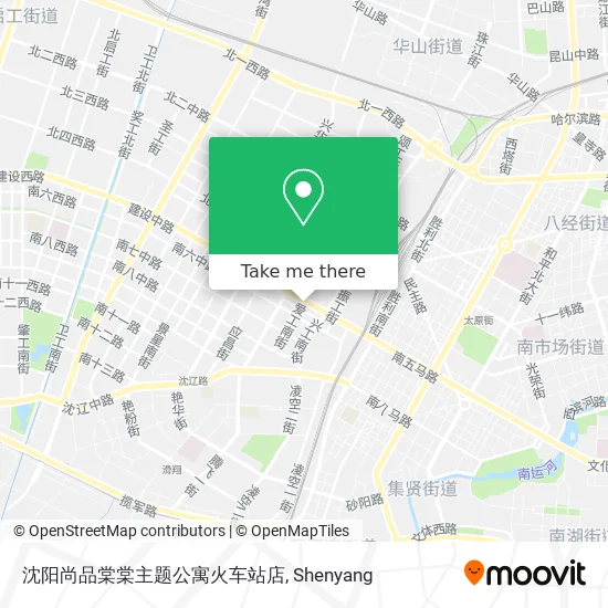 沈阳尚品棠棠主题公寓火车站店 map