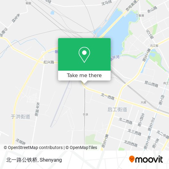 北一路公铁桥 map