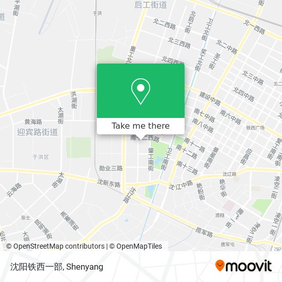 沈阳铁西一部 map